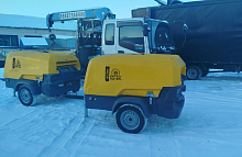 Поставка дизельного компрессора Aztec (аналог Atlas Copco) AC88T (на шасси)